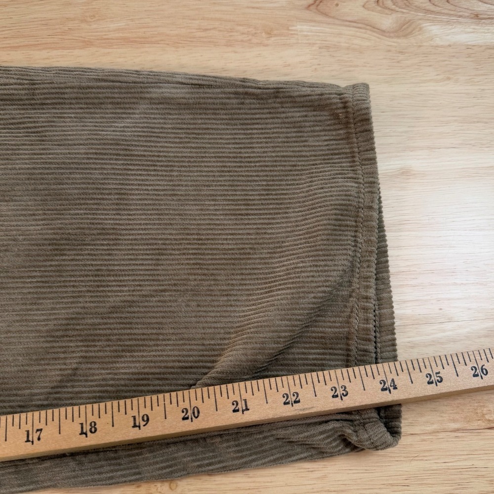 Volcom Billow Cord Loose Tapered Pants Men's Khaki Corduroy High Rise - 27 - Picture 14 of 15